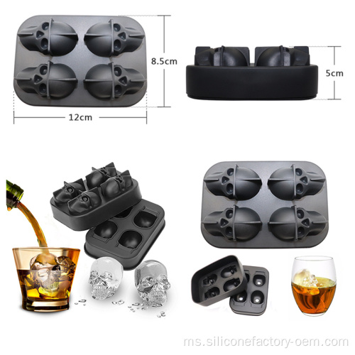 Silicone Ice Cube dilindungi mesin bola bulat